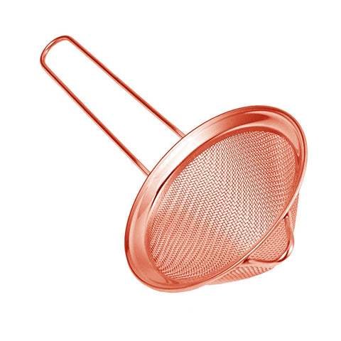 Copper Plated Cocktail Fine Strainer